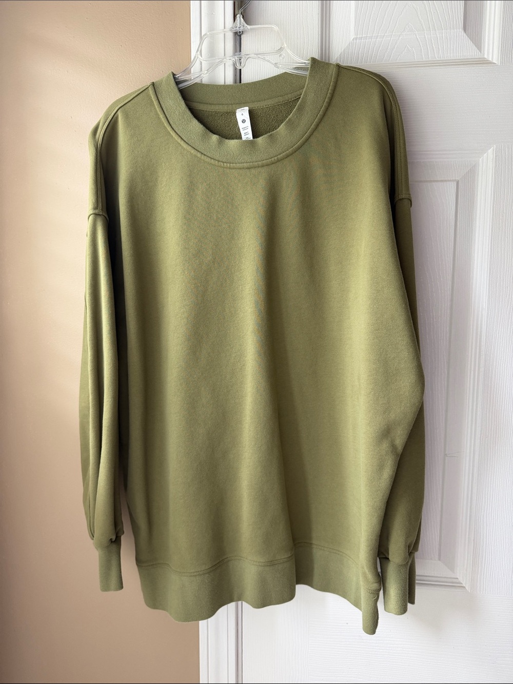 lululemon athletica Olive Green Crewneck Sweatshirt
